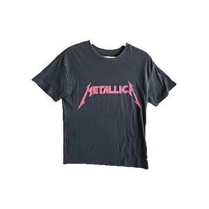 Black and Red Metallica 2017 logo t shirt size MD Excellent Condition